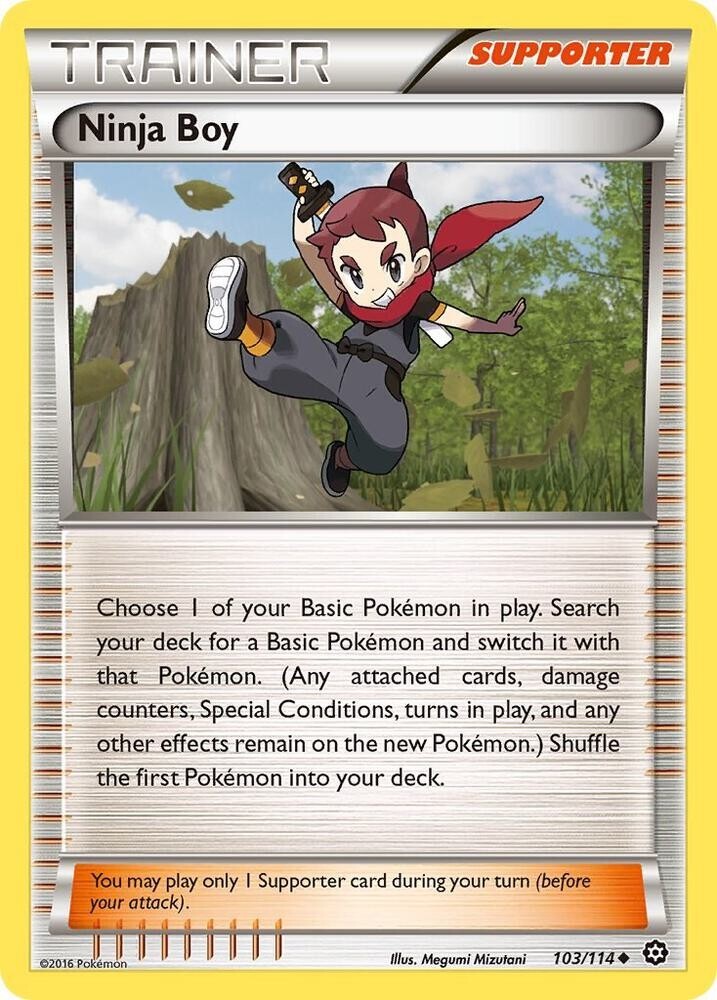Pokemon -Ninja Boy - XY - Steam Siege (STS) 103/114