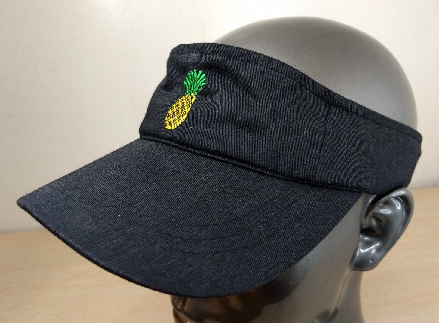 PINEAPPLE LOGO ADJUSTABLE STRAPBACK SUN VISOR/CAP… - image 2