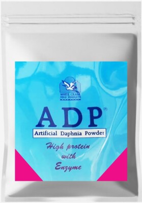 350 g. ADP WHITE CRANE Vitamin Breeding Fish Food Small Pellets Strong  Tracking