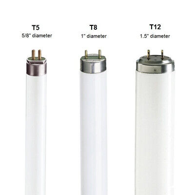 T5 / T8 / T12 Fluorescent Tubes 2ft 3ft 4ft 5ft 6ft 8ft 827 830 835 840 ...