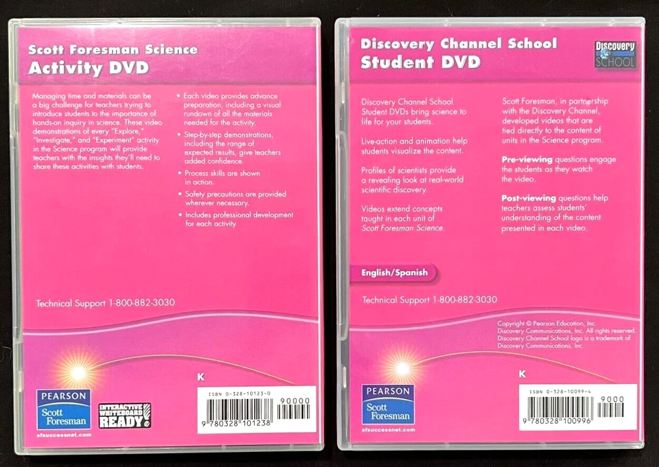 Kindergarten - SCIENCE ACTIVITY DVD & STUDENT (English/Spanish) DVD (Foresman) - Image 2 of 4