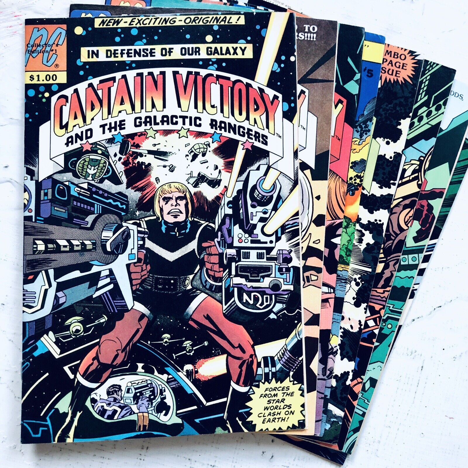 Captain Victory and the Galactic Rangers Lot of 8 || 1 3-6 8-10 || Jack Kirby