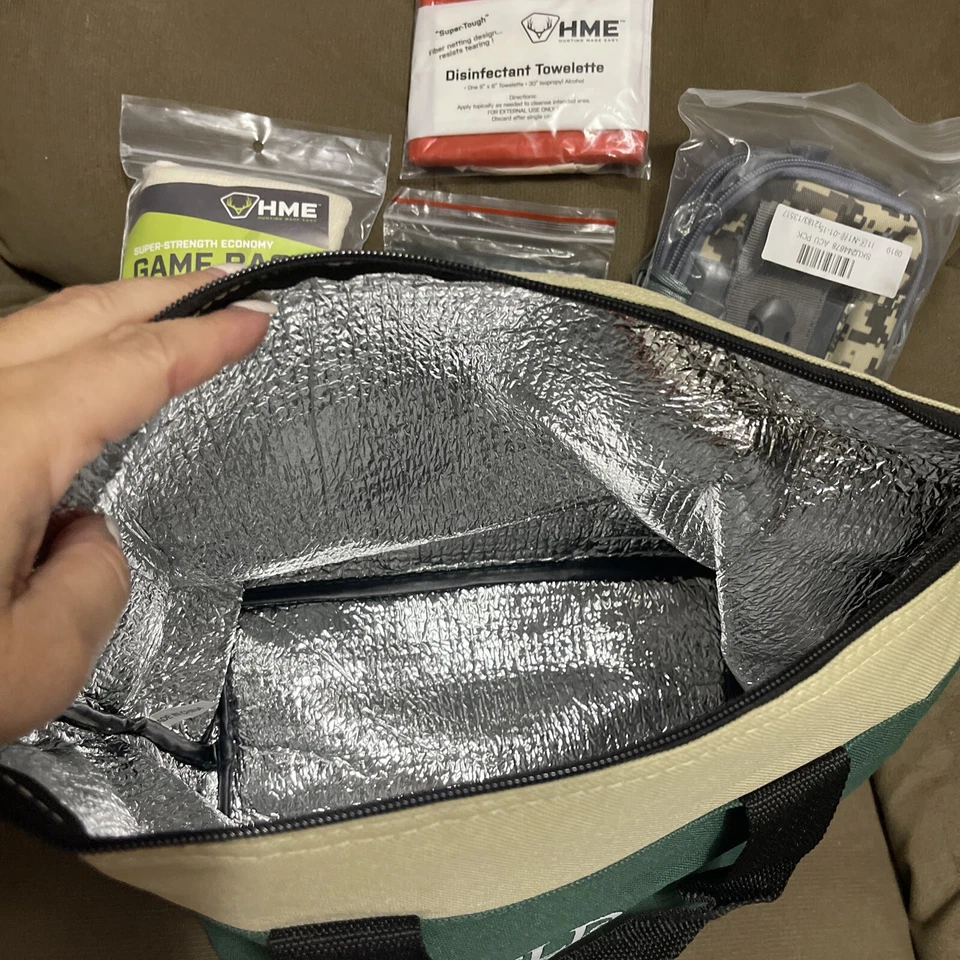 Lot HME Heavy-Duty Game Bag HME54"x48" Mosquito Head Net Dis Towell Pouch Camo - Image 3 of 4