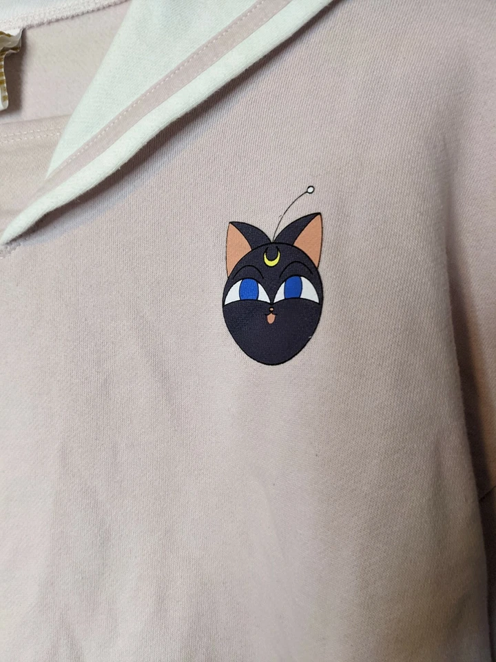 Hot Topic Sailor Moon Chibi EE. UU. Cuello Marinero Juegos con disfraces Chaqueta de Algodón Rosa Kawaii Foto 3 de 4