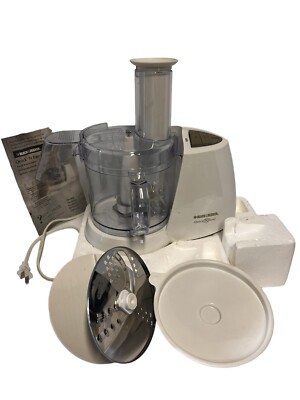Black & Decker FP1445 Quick 'N Easy Plus 8-Cup Food Processor ￼OB Never Used
