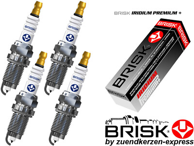 BRISK Iridium Premium+ Plus P11 MR14YIR-1 1708 Zündkerzen, 4 Stück by Z-E