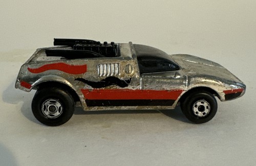 Lesney 1971 Matchbox Superfast Silver Streak No. I/1 Chrome/Red/Black - VTG GC - Picture 3 of 9