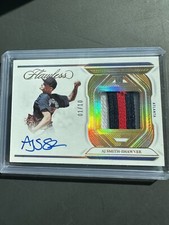 2023 PANINI flawless AJ smith-Shawver 01/10 Gold Rookie 