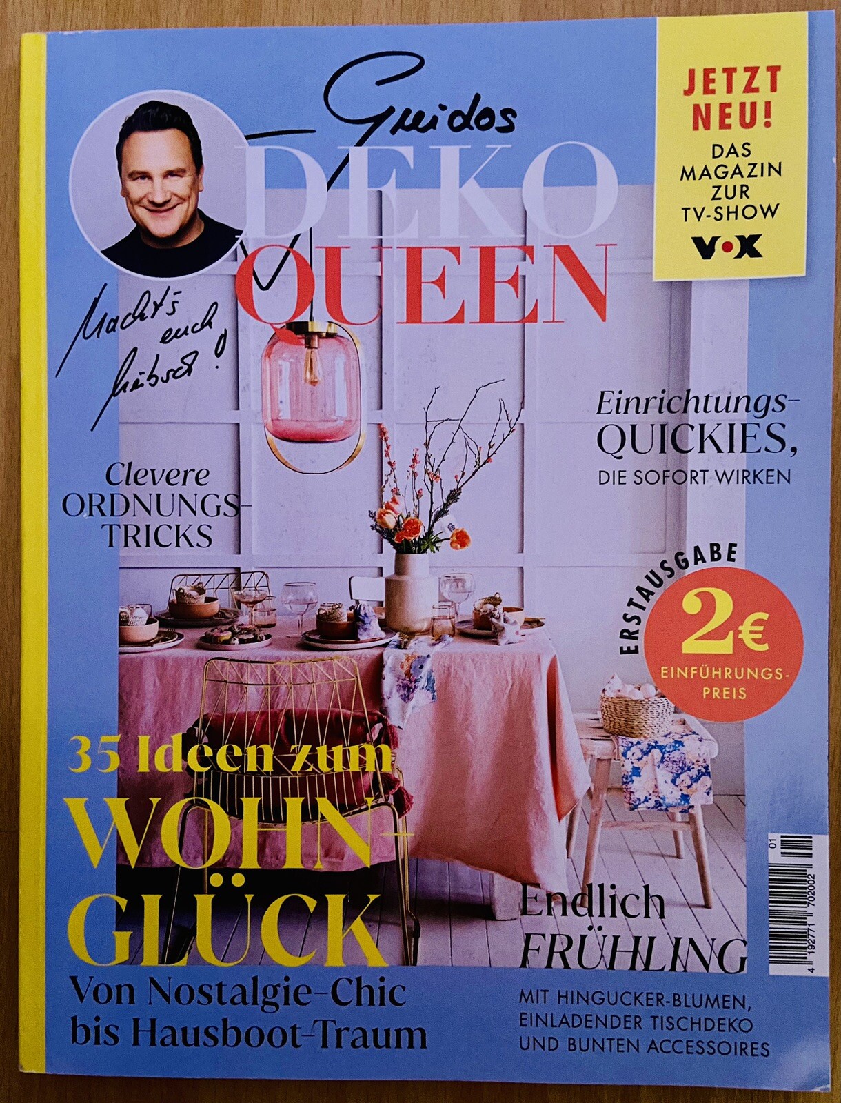 Guidos Deko Queen 1/2021 Erstausgabe 35 Ideen zum Wohnglück Zeitschrift