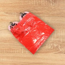 Red Plastic Bags 2000 Shopping Merchandise Retail Diecut Handles 3 Sizes