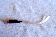 pierre cardin vintage eyeglass temple right violet clear 135