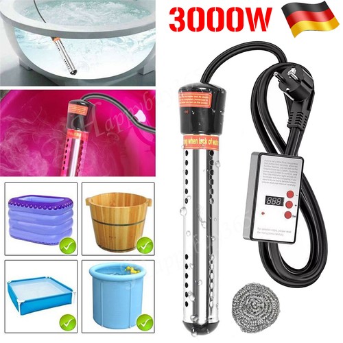 3000W Timing Heizstab Poolheizung Tauchsieder Elektrischer Warmwasserbereiter - Bild 3 von 18