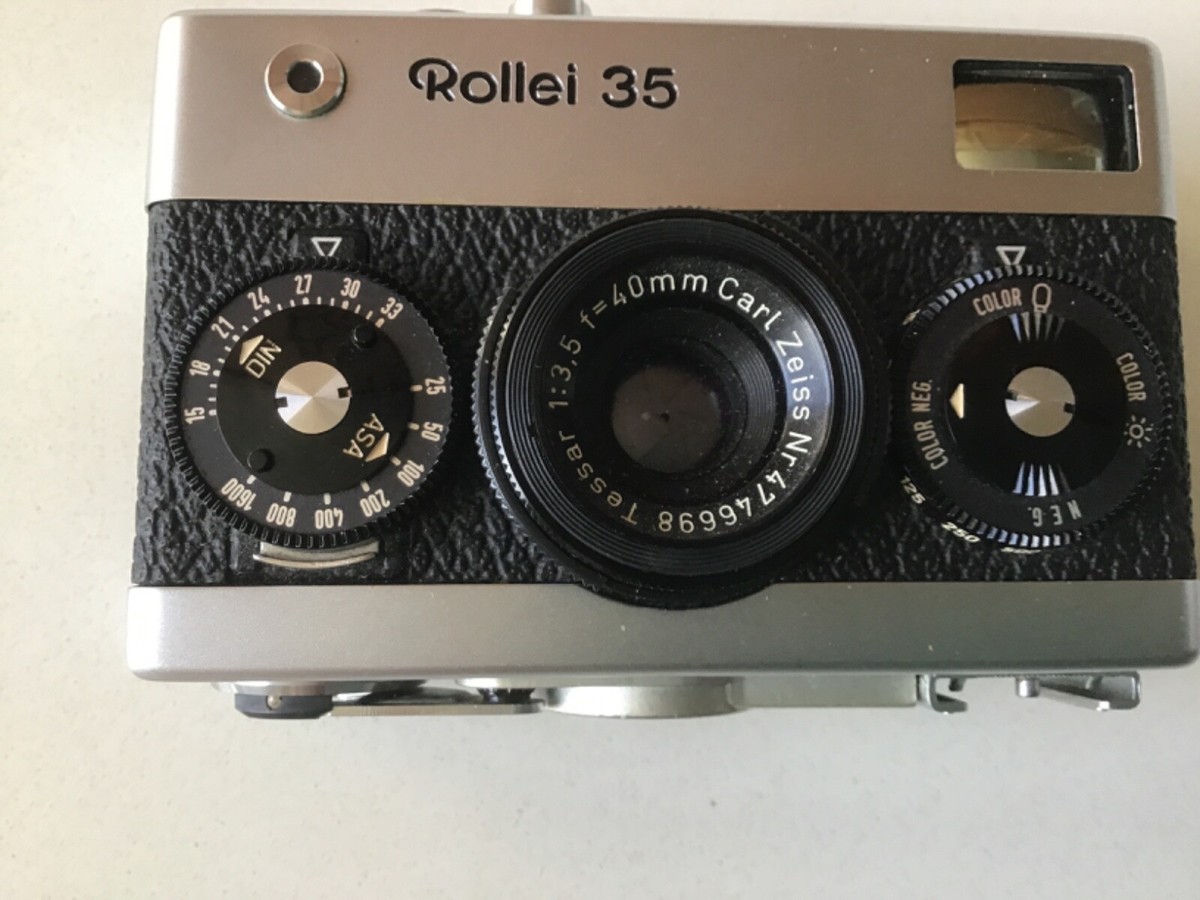 jazzphile　Rollei35 made in Germany VINTAGE ROLLEI 35 HONEYWELL SILVER 35 MM CAMERA TESSAR 1:3.5