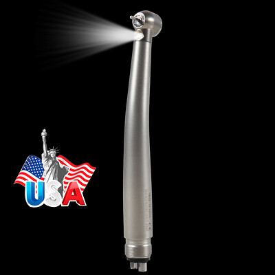 LED Dental High Speed Handpiece E-generator Torque Head 4 Hole fit NSK