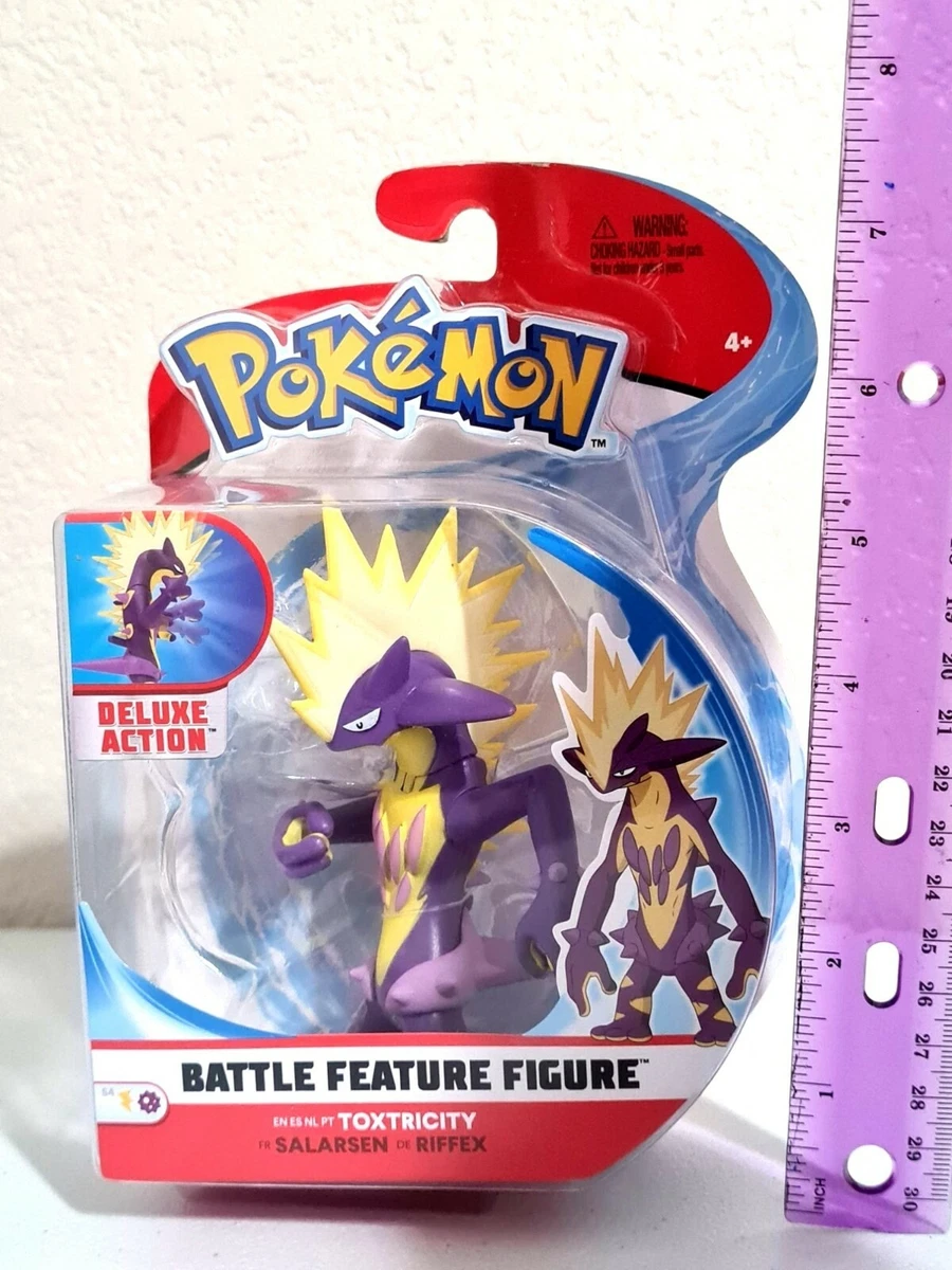 Brinquedo Boneco Toxtricity: Pokémon Battle Feature Figure Deluxe