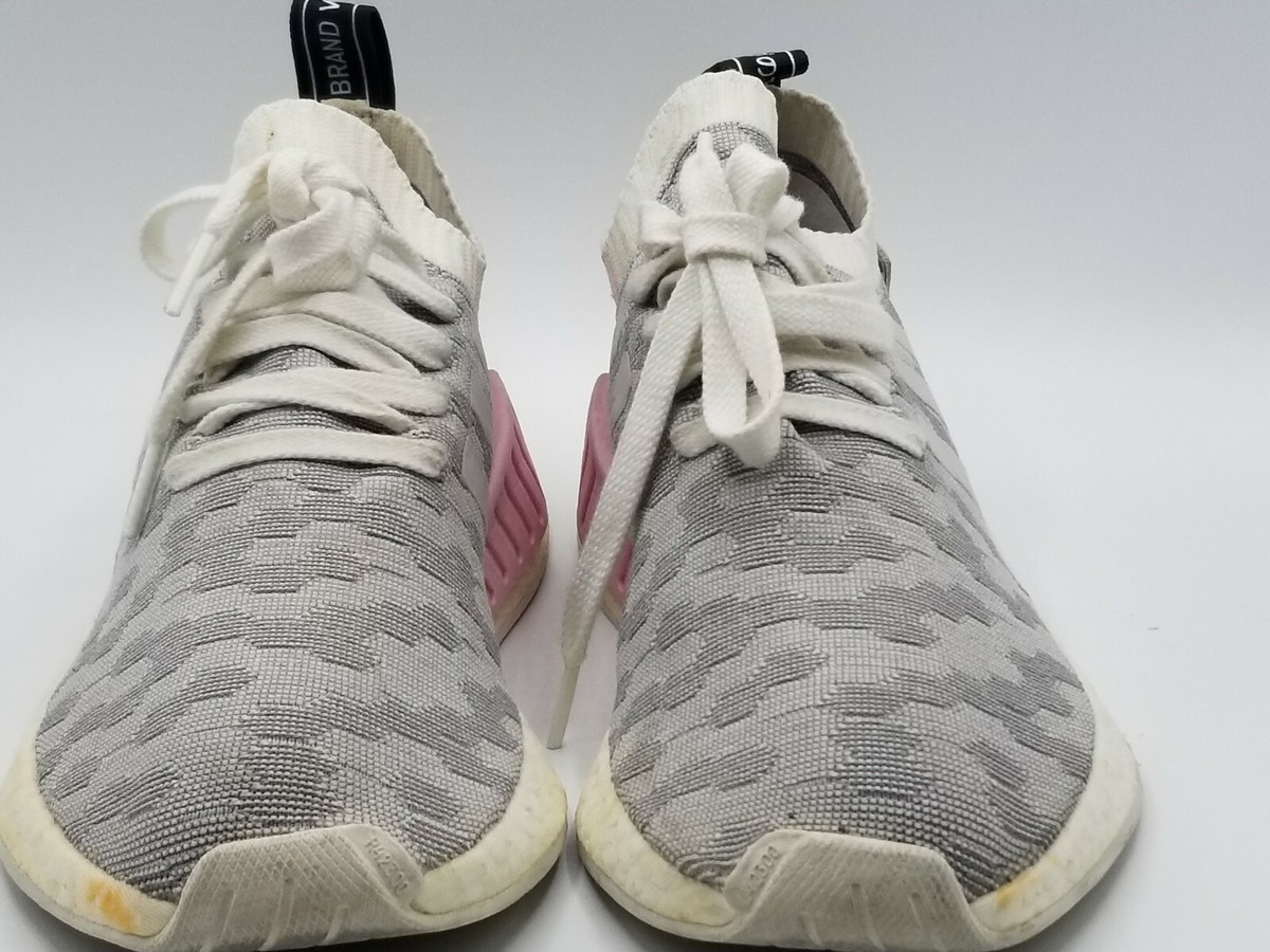 adidas gazelle silver green womens Adidas Originals NMD_R2 Primeknit Women's Shoes Raw Pink/Raw Pink/Grey main image 0