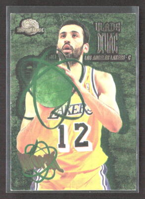 Vlade Divac 1995-96 SkyBox Premium #A4 Atomic Los Angeles Lakers