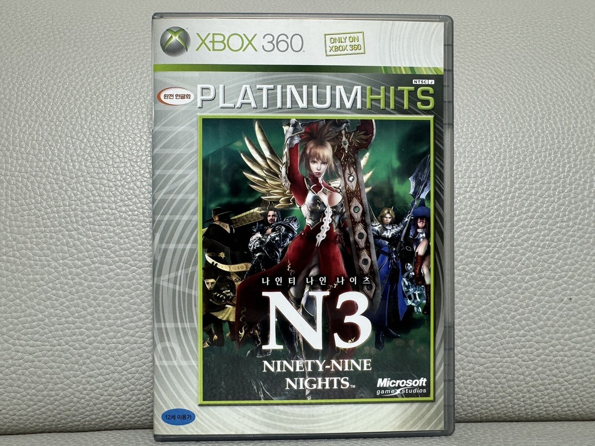 Xbox360 - xbox360★NINETY-NINE NIGHTS N3 海外版 RARE Ninety Nine Nights N3 Xbox 360 Korean Platinum Hits