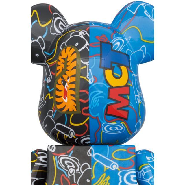Medicom Be@rbrick 400％ 100% BAPE BE@RBRICK LINE CAMO SHARK
