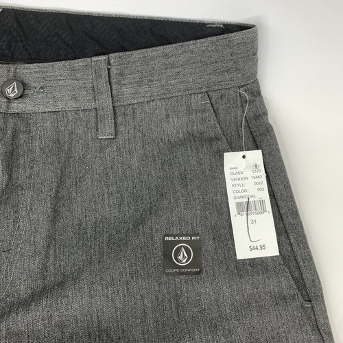 Volcom Frickin Chino Dark Gray Shorts Men’s Size 31 - Picture 2 of 8