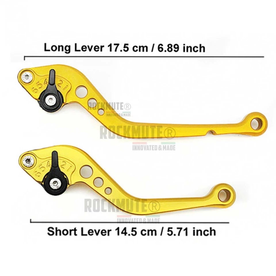 Juego corto de palancas de embrague de freno CNC para SPEED TRIPLE/675 SPEED TRIPLE 765/R/S Foto 4 de 4