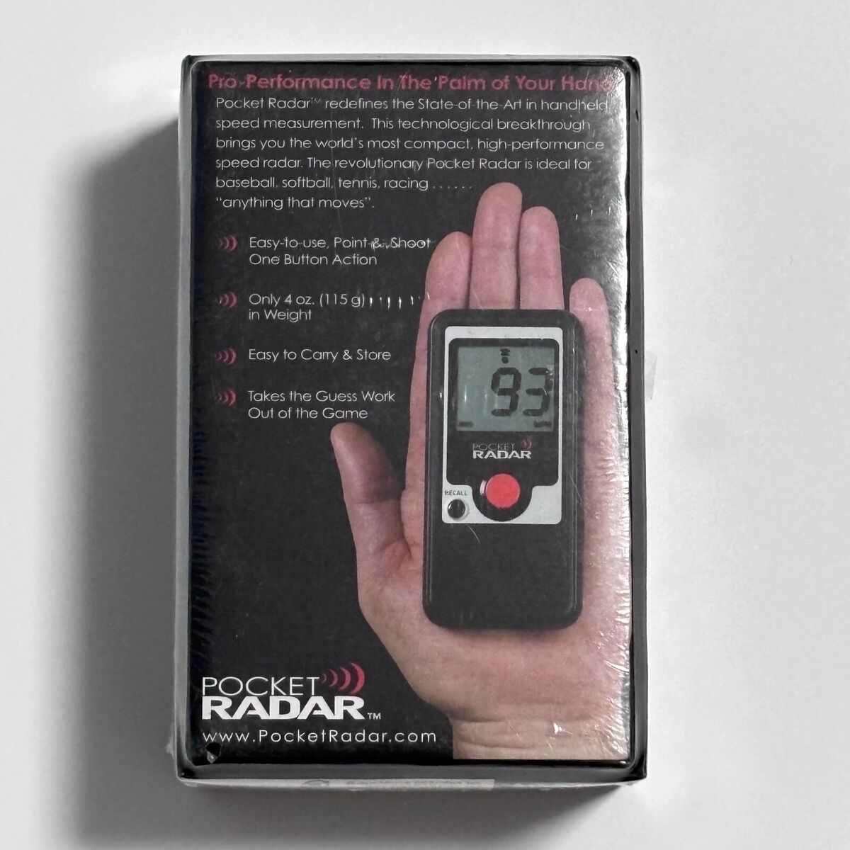 Pocket Radar PR1000 Speed Radar Gun for sale online | eBay Pocket Radar PR1000 Speed Radar Gun for sale online | eBay