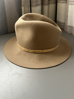 Rag & Bone Beige & Cream Fedora Hat size Large Rag & Bone Floppy Wool Fedora Hat Size L | eBay main image 3