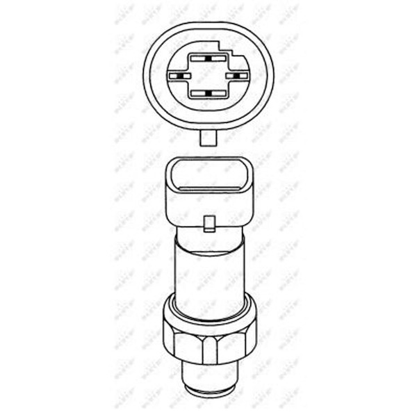 NRF 38930 Druckschalter Klimaanlage FüR Renault Clio Laguna Megane Scenic Twingo-image