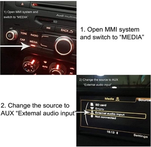 DHL Bluetooth Adapter Kabel AMI MMI 2G für VW Golf Jetta Passat Audi A4 A6 Q5 DE - Bild 8 von 24