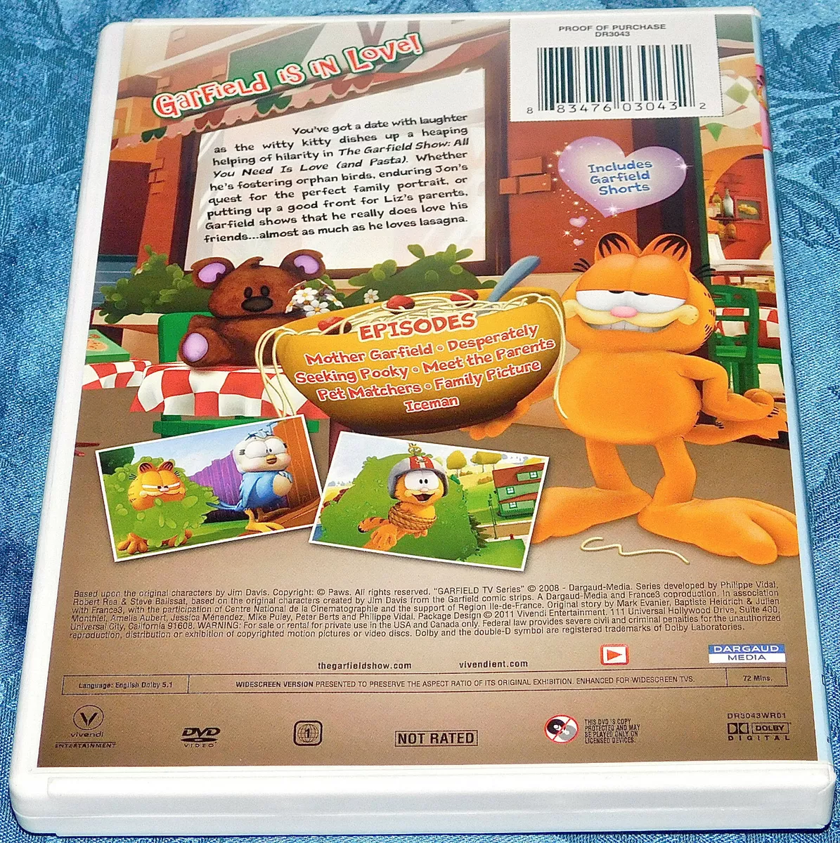 Recite Ananiver Departure Garfield Show All You Need Is Love & Pasta DVD in Case Tested Disc OOP Free Ship 883476030432 | eBay Recite Ananiver Departure Garfield Show All You Need Is Love & Pasta DVD in Case Tested Disc OOP Free Ship 883476030432 | eBay