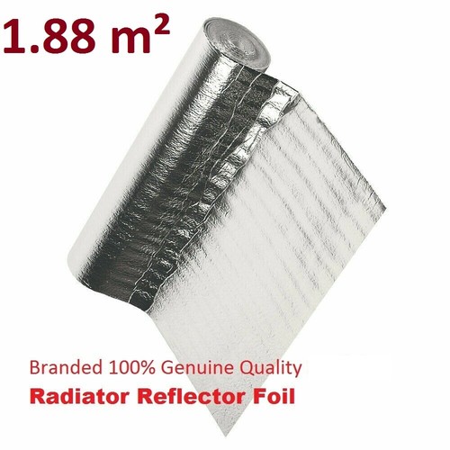 4 M Radiator foil Heat Essentials Reflector Foil 470mm X4m New (1.88m²