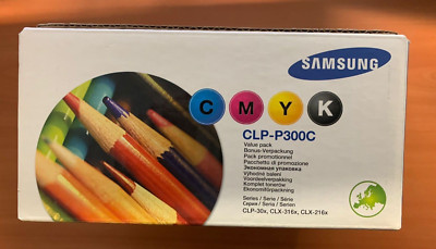SAMSUNG CLP-P300C Toner CMYK Value Pack f. CLP-300 CLX-2160 CLX-3160