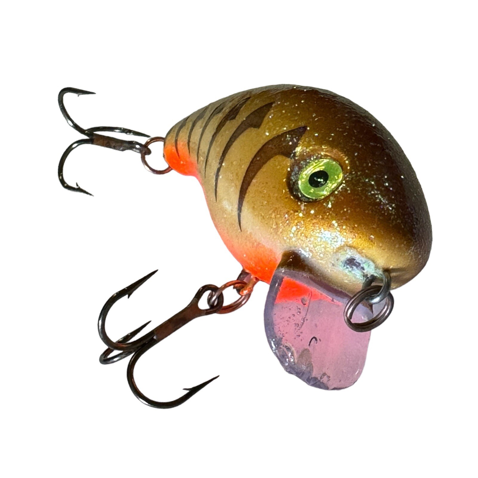 FISHER • MANN'S BAIT COMPANY MID 1 Fishing Lure • BRONZE BACK