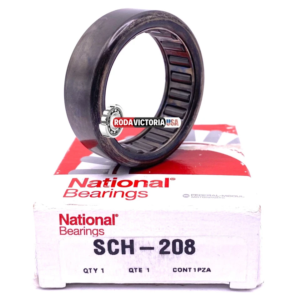 Rodamiento de agujas NATIONAL INA SCH208 1 1/4" x 1 1/8" x 1/2" Foto 2 de 4