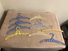 Vintage Lot Of 9 Plastic Baby Hangers Swans Ducks