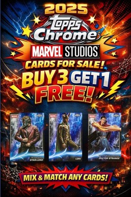 2025 Topps Chrome Marvel Studios (BUY 3 GET 1 FREE) You Pick - Complete Your Set