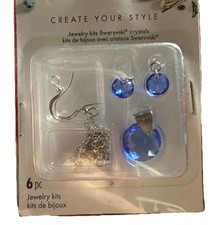 Swarovski Crystal Beads Jewelry Making Kit Sapphire