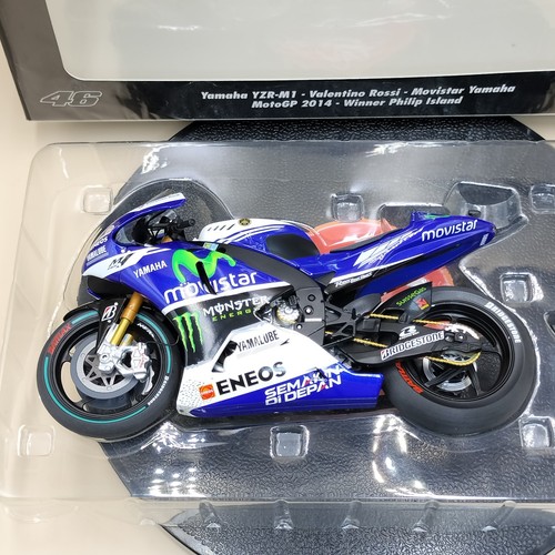 MINICHAMPS 1/12 Yamaha YZR-M1 Valentino Rossi MotoGP '14 Philip Island 122143146 - Imagen 9 de 24