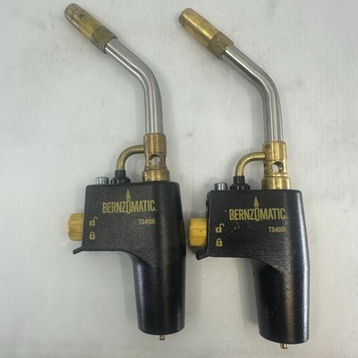 2X Bernzomatic TS4000 Trigger-Start Torch for Soldering Brazing Heat Treating