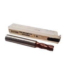 Image of Perfor 8mm HSS Cobalt Roughing End Mill 4 Flutes HSS-E8 8 x 10 x 20 x 69 GS15
