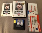 VINTAGE SEGA ~ * GENESIS *  MADDEN NFL '94 ~  VIDEO GAME w/ CASE & MANUAL
