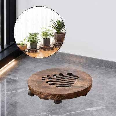 Wood Plant Stand Indoor Outdoor Balcony Potted Plants Deck Yard Home Outside