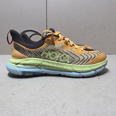 HOKA ONE ONE MAFATE SPEED 4 HERREN RUNNING YOGA SNEAKER ORANGE/GRÜN UK8 EU42