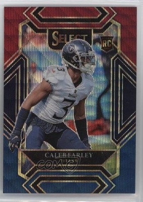 2021 Panini Select Club Level Tri-Color Prizm 96/149 Caleb Farley Rookie RC y0i