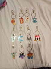 Disney Parks Letter Keychains