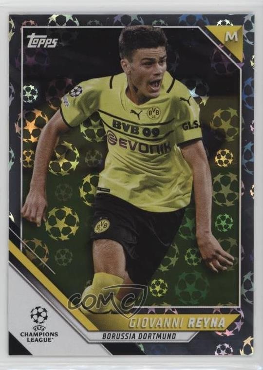 2021-22 Topps UEFA Champions League Starball Foil Giovanni Reyna #153 0i1b