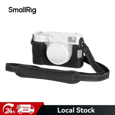 SmallRig X100VI Leder-Halbschale (Schwarz) für FUJIFILM X100VI Retro-Lederkoffer