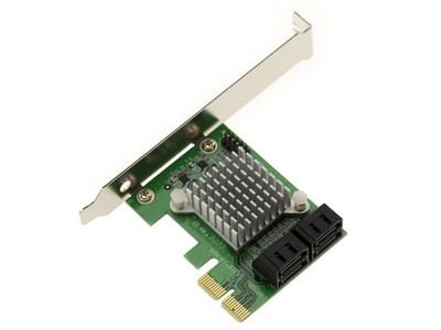 PCIe 2x 4 PORTS SATA 3 6G - MARVELL 88SE9230-NAA2 - HARDWARE RAID 0 1 10