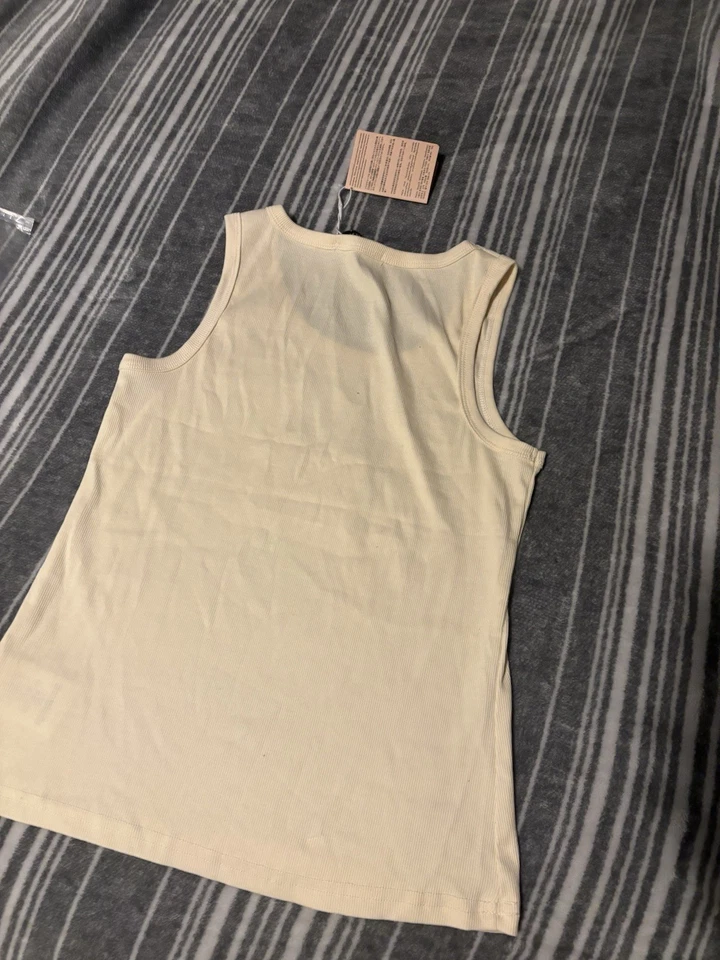 Top sin mangas Miu Miu para mujer talla pequeña hecho en Italia Foto 2 de 4