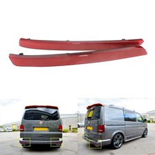 2x Heck Stoßstange Rückstrahler Reflektor Für VW T5 Transporter/Multivan 2012-15